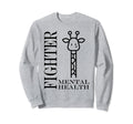 Warrior Brain Illness Animal Sweatshirt - Casual Everyday Wear Unisex - T-Shirt, Sweatshirt, Hoodie