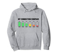 Introvert Funny Low Battery My Hoodie - Trendy Graphic Men Women - T-Shirt, Sweatshirt, Hoodie