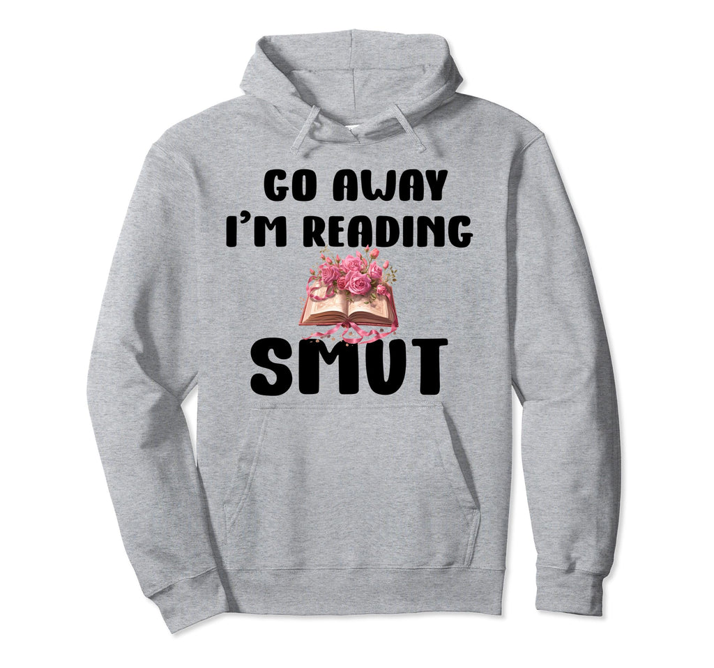 Smutty Books Floral Book Smutt Go Hoodie - Aesthetic Graphic Men Women - T-Shirt, Sweatshirt, Hoodie