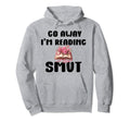 Smutty Books Floral Book Smutt Go Hoodie - Aesthetic Graphic Men Women - T-Shirt, Sweatshirt, Hoodie