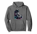 Yoga Astronaut Wellness Tai Chi Hoodie - Minimalist Print Unisex - T-Shirt, Sweatshirt, Hoodie