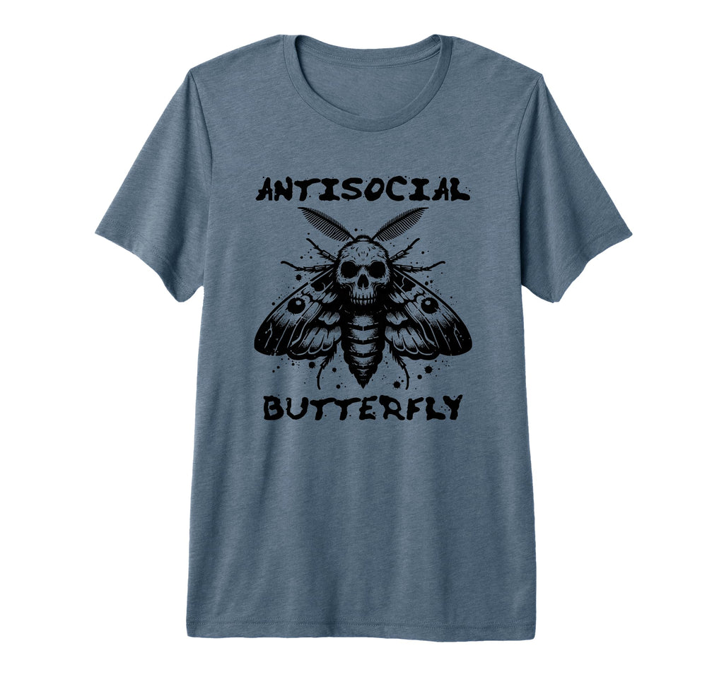 Antisocial Butterfly Funny Death T-Shirt - Streetwear Style for Adults - T-Shirt, Sweatshirt, Hoodie