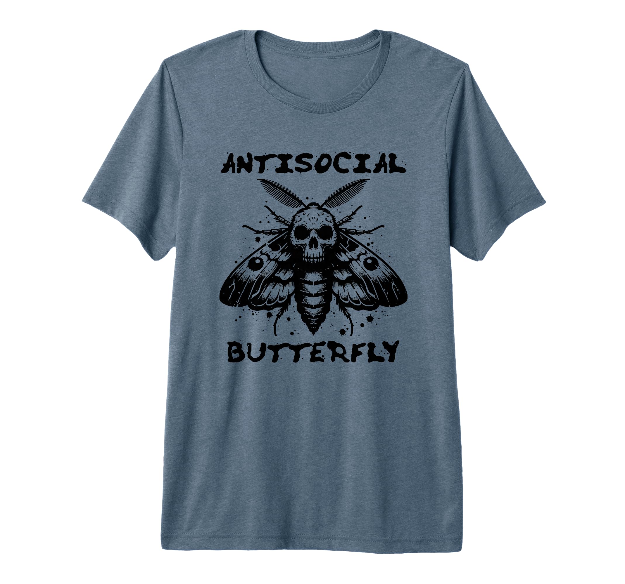 Antisocial Butterfly Funny Death T-Shirt - Streetwear Style for Adults - T-Shirt, Sweatshirt, Hoodie