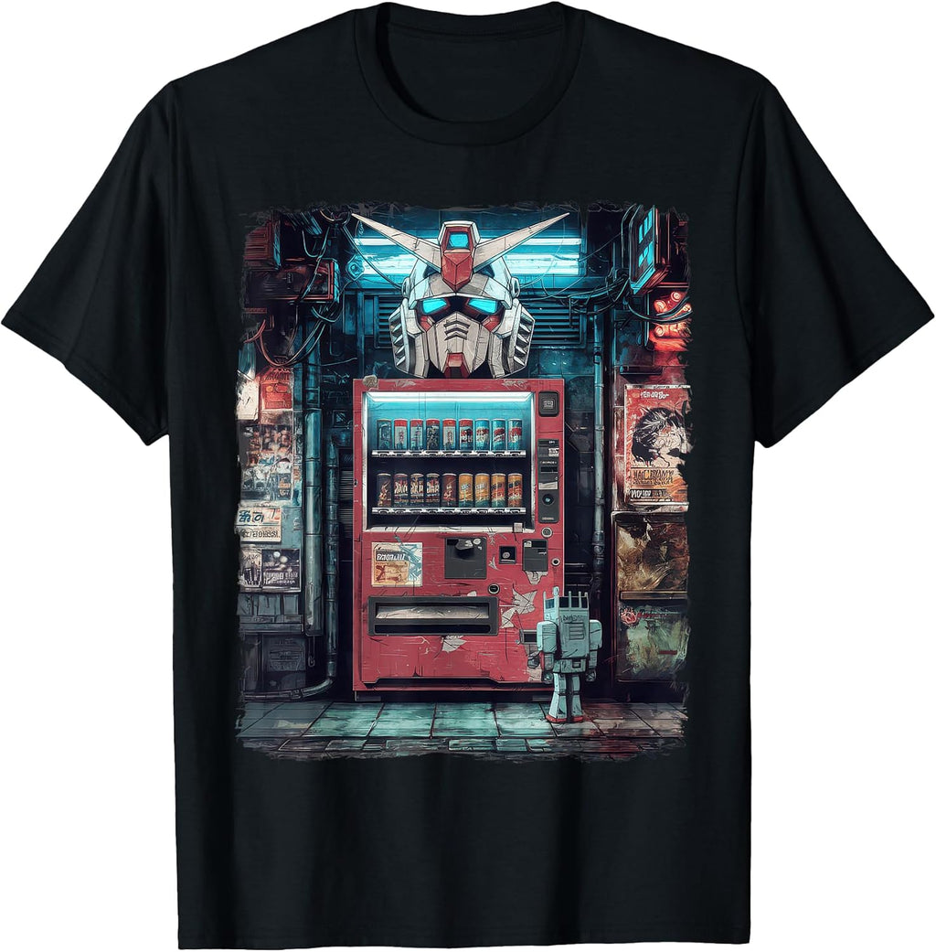 Mecha Tshirt Japanese Mecha Robot Head Anime Art Unisex T-shirt, Sweatshirt, Hoodie, Long Sleeve Tee - T-Shirt, Sweatshirt, Hoodie