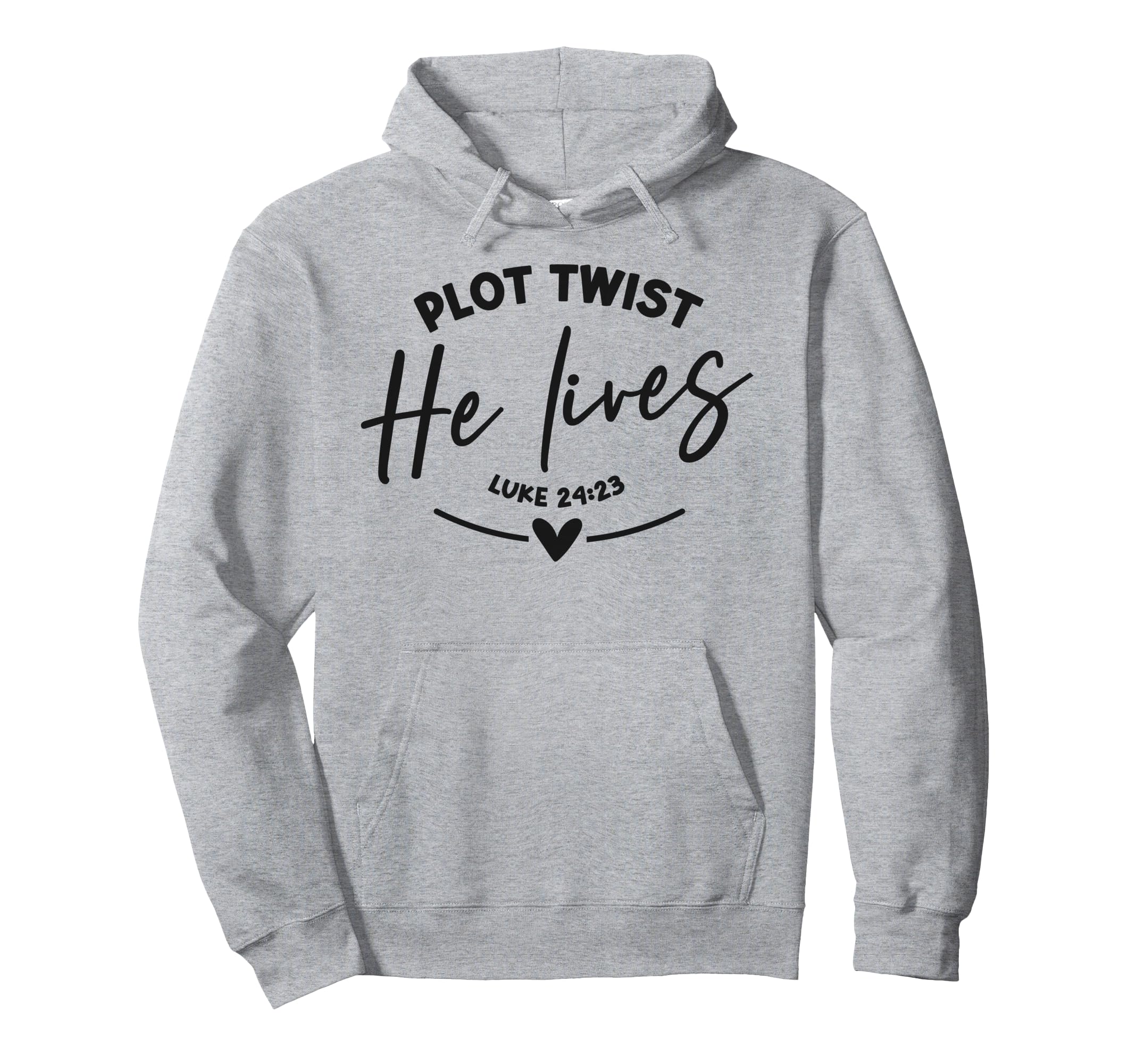 Plot Twist He Lives Easter Hoodie - Aesthetic Graphic for Adults - T-Shirt, Sweatshirt, Hoodie