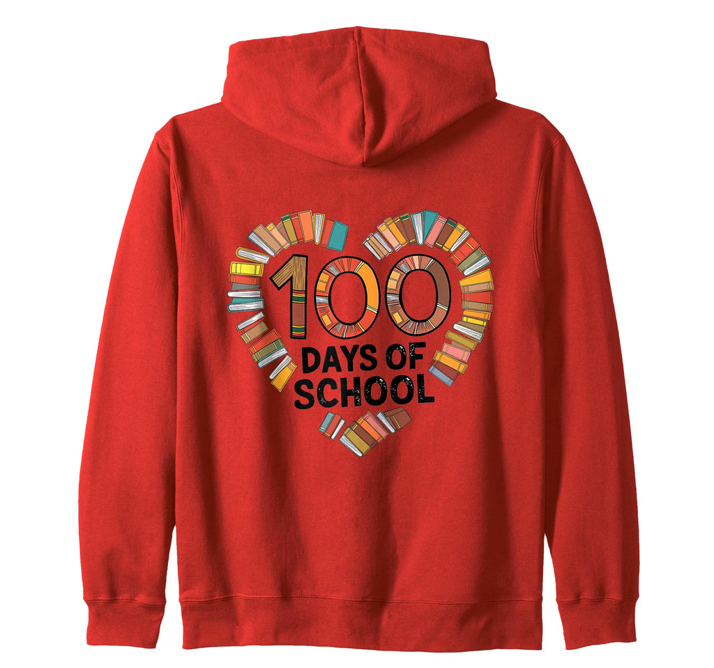 100 Days School Bibliophiles Who Love Sweatshirt - Custom Art Print Unisex - T-Shirt, Sweatshirt, Hoodie