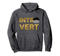 Introvert Hoodie - Minimalist Print Men Women - T-Shirt, Sweatshirt, Hoodie