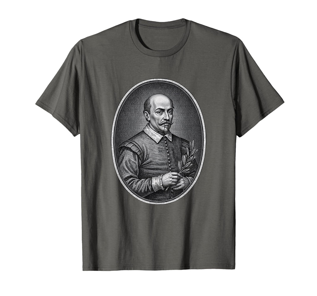 Michel De Montaigne Portrait T-Shirt - Casual Everyday Wear Men Women - T-Shirt, Sweatshirt, Hoodie