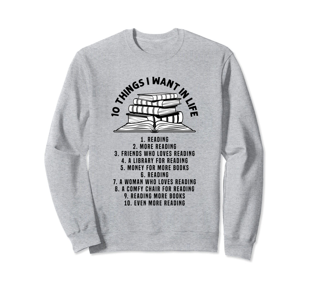 Reading Book Literature Bookworm Sweatshirt - Custom Art Print Men Women - T-Shirt, Sweatshirt, Hoodie