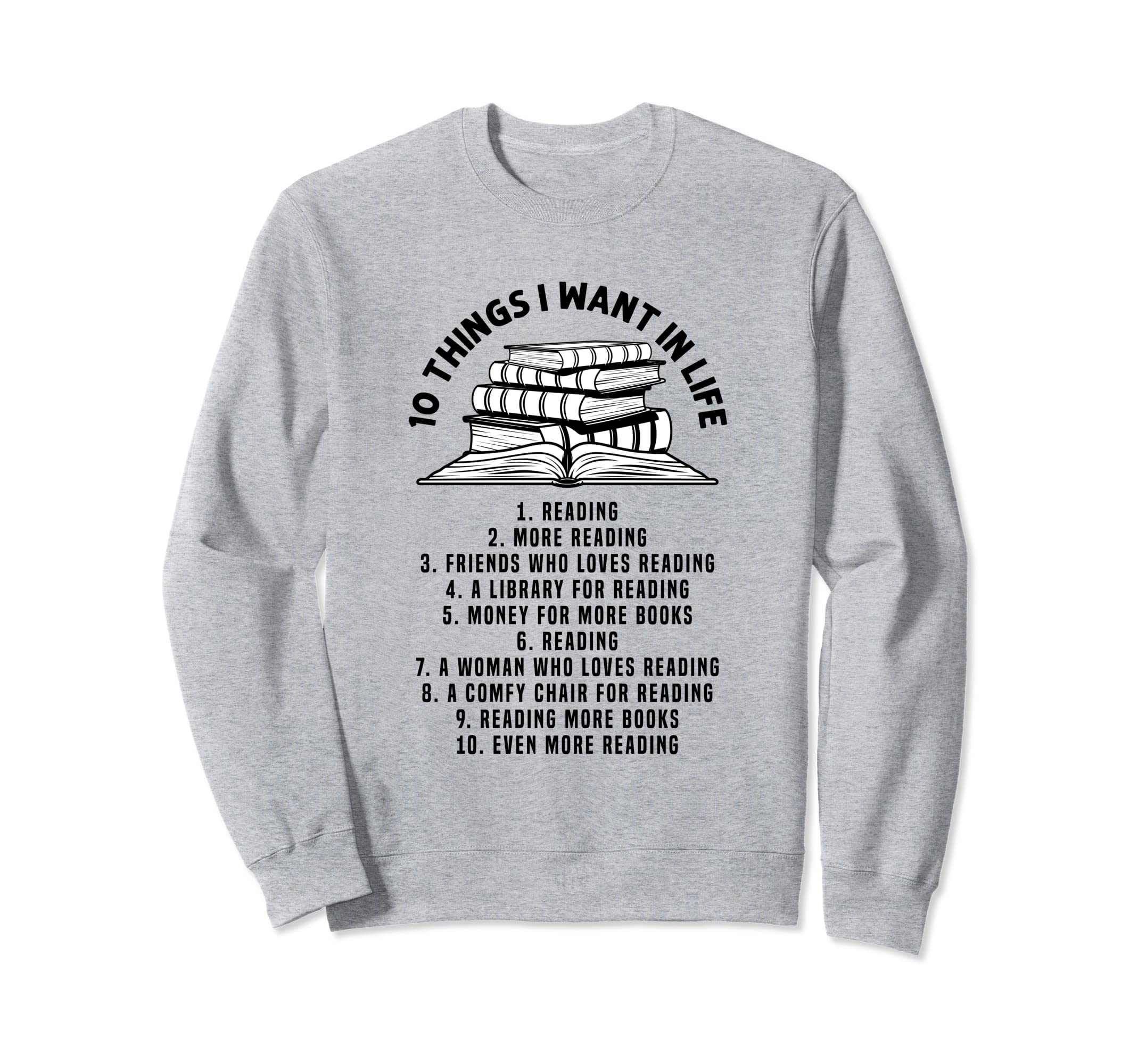 Reading Book Literature Bookworm Sweatshirt - Custom Art Print Men Women - T-Shirt, Sweatshirt, Hoodie