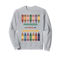 Progress Over Perfection Teacher Sweatshirt - Custom Art Print Men Women - T-Shirt, Sweatshirt, Hoodie
