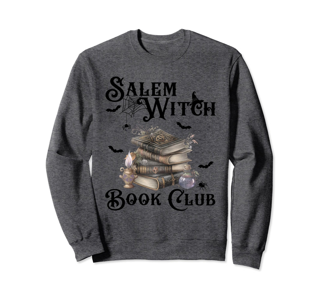 Salem Witch Book Club Funny Halloween Sweatshirt - Minimalist Print Unisex - T-Shirt, Sweatshirt, Hoodie
