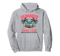 Summer Book Club Funny Beach Vacation Hoodie - Minimalist Print Unisex - T-Shirt, Sweatshirt, Hoodie
