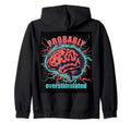 Gehirn Blitze Neurodivers Berstimuliert Hoodie - Unique Graphic Unisex - T-Shirt, Sweatshirt, Hoodie