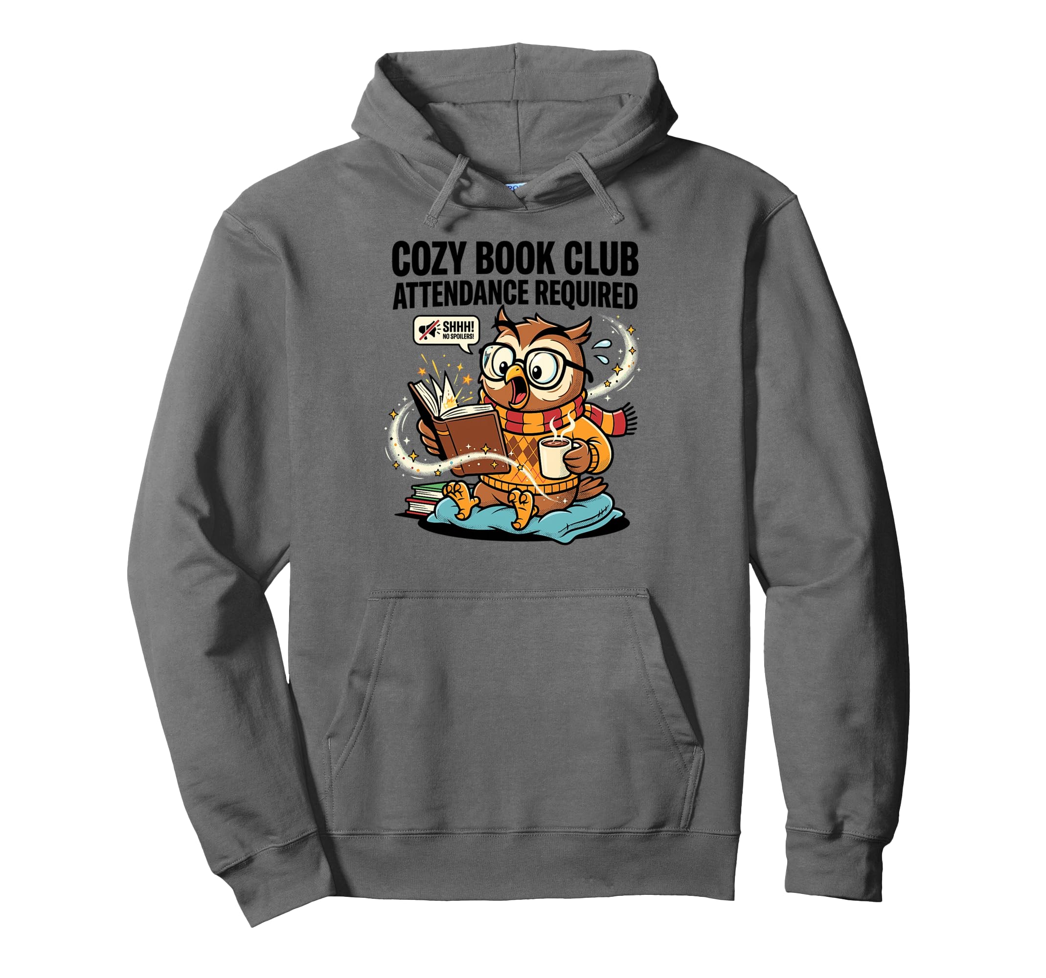 Cozy Attendance Required Shhh No Spoilers Hoodie - Trendy Graphic Unisex - T-Shirt, Sweatshirt, Hoodie