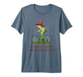 Getting My Steps Walking Lord Frog Tri T-Shirt - Custom Art Print Unisex - T-Shirt, Sweatshirt, Hoodie