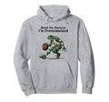 Hold Partner Im Overstimulated Funny Hoodie - Aesthetic Graphic for Adults - T-Shirt, Sweatshirt, Hoodie