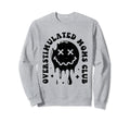 Groovy Overstimulated Moms Club Sweatshirt - Graphic Print Unisex - T-Shirt, Sweatshirt, Hoodie