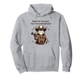 Hold Partner Im Overstimulated Funny Frog Hoodie - Unique Graphic Unisex - T-Shirt, Sweatshirt, Hoodie