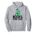 Dragon Reading Book Worm Nerd School Hoodie - Streetwear Style for Adults - T-Shirt, Sweatshirt, Hoodie