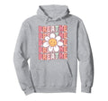 Groovy Breathe Daisy Flower Yoga Hoodie - Novelty Apparel Unisex - T-Shirt, Sweatshirt, Hoodie