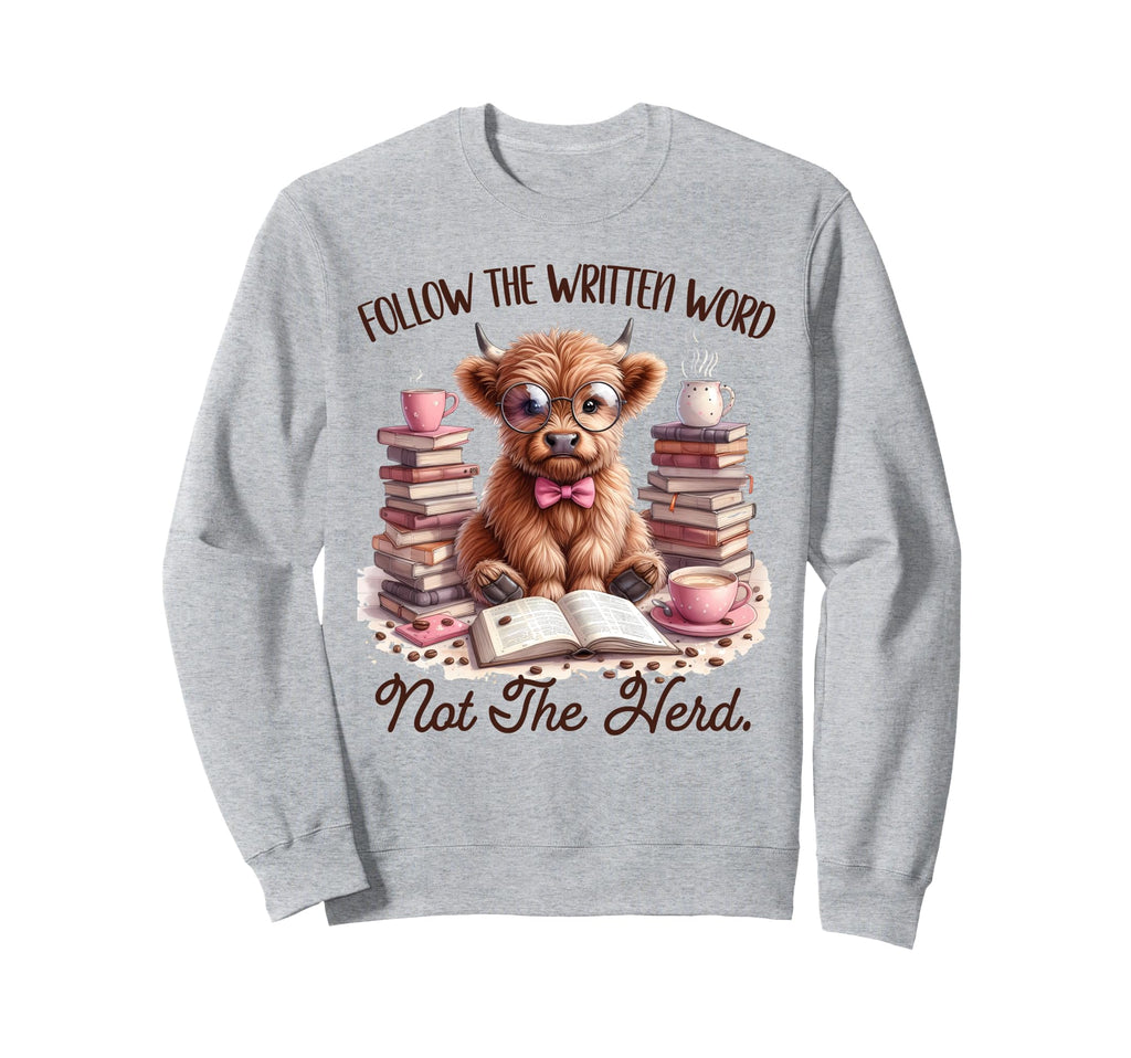 Reading Book Lover Bookish Follows Sweatshirt - Trendy Graphic Unisex - T-Shirt, Sweatshirt, Hoodie