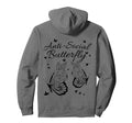 Anti Social Butterfly Simple Hoodie - Minimalist Print for Adults - T-Shirt, Sweatshirt, Hoodie