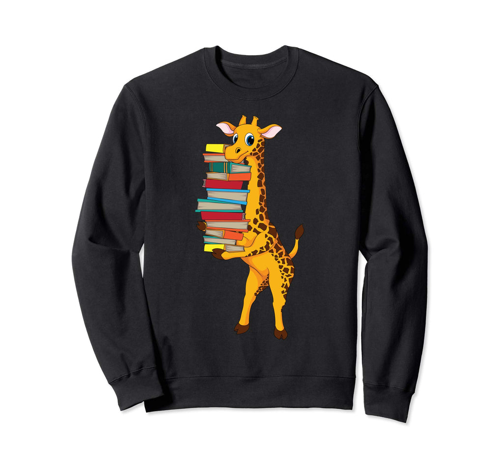 Giraffe Lots Books Readers Club Sweatshirt - Casual Everyday Wear Unisex - T-Shirt, Sweatshirt, Hoodie