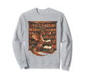 Fantasy Dragon Reading Books Fantasy Sweatshirt - Aesthetic Graphic Unisex - T-Shirt, Sweatshirt, Hoodie