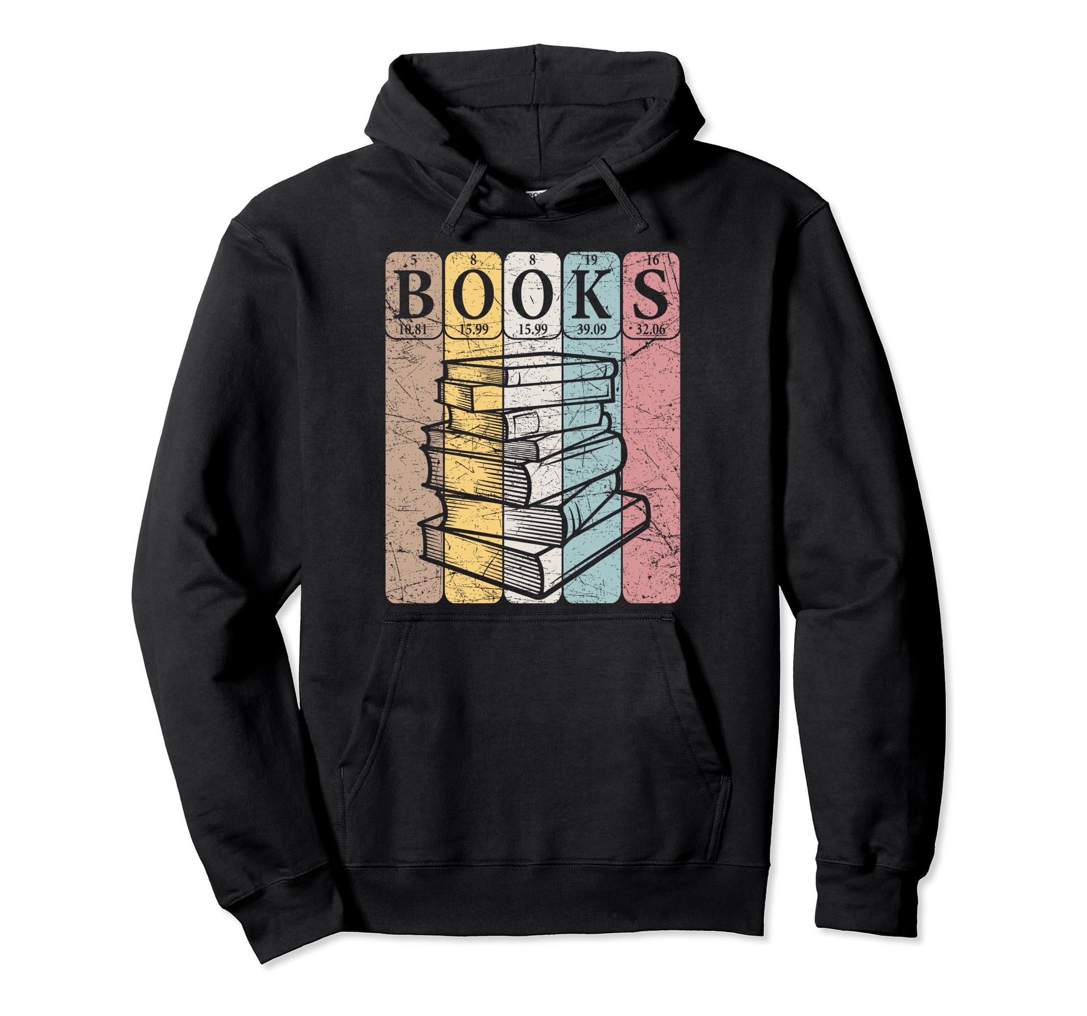 Book Reader Periodic Table Elements Hoodie - Fun Novelty Design for Adults - T-Shirt, Sweatshirt, Hoodie