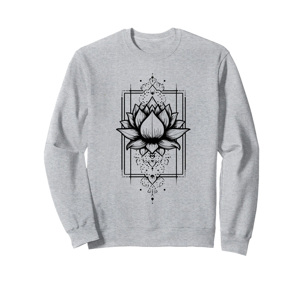 Whimsical Lotus Flower Buddhism Sweatshirt - Streetwear Style Unisex - T-Shirt, Sweatshirt, Hoodie