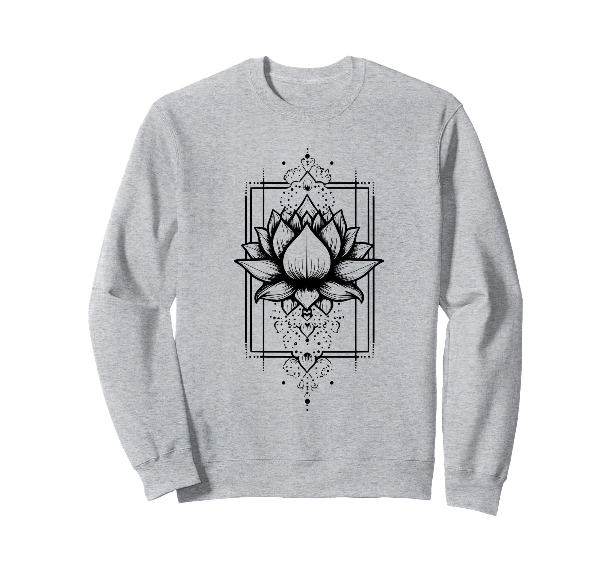 Whimsical Lotus Flower Buddhism Sweatshirt - Streetwear Style Unisex - T-Shirt, Sweatshirt, Hoodie
