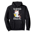 Reading Is Magical Book Lover Hoodie - Fun Novelty Design Men Women - T-Shirt, Sweatshirt, Hoodie