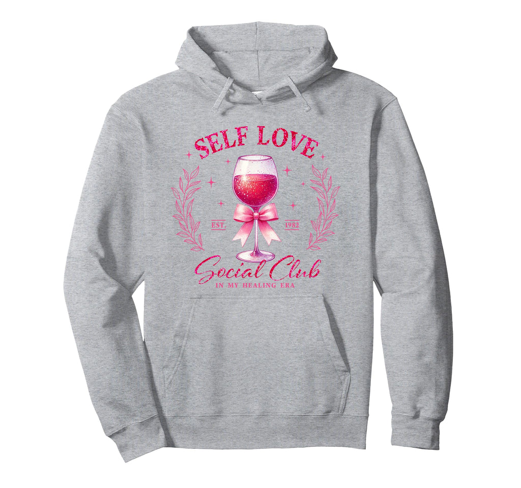 Self Love Single Self Healing Social Hoodie - Streetwear Style for Adults - T-Shirt, Sweatshirt, Hoodie
