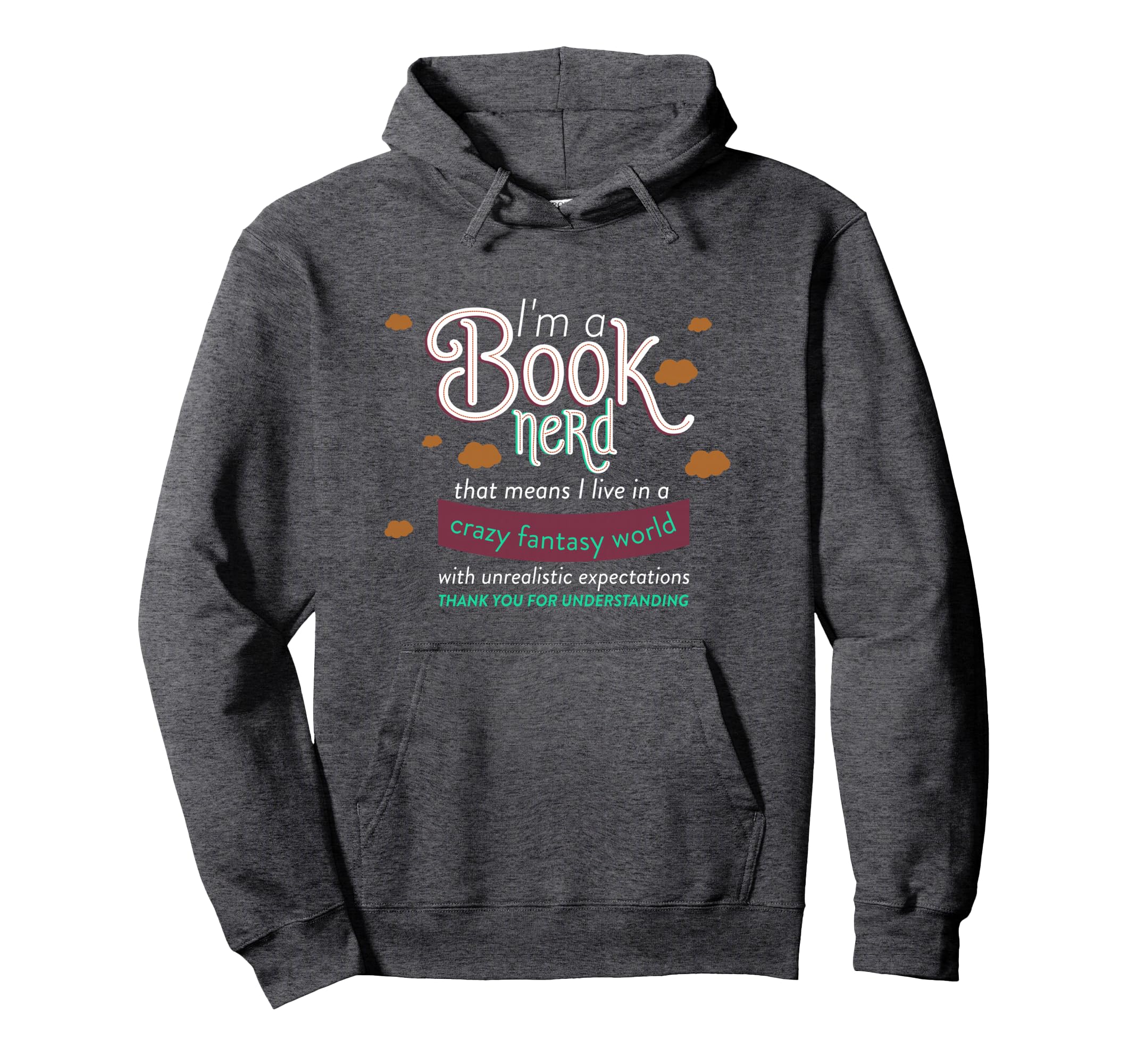Funny Im Book Nerd Reading Book Lover Hoodie - Unique Graphic for Adults - T-Shirt, Sweatshirt, Hoodie