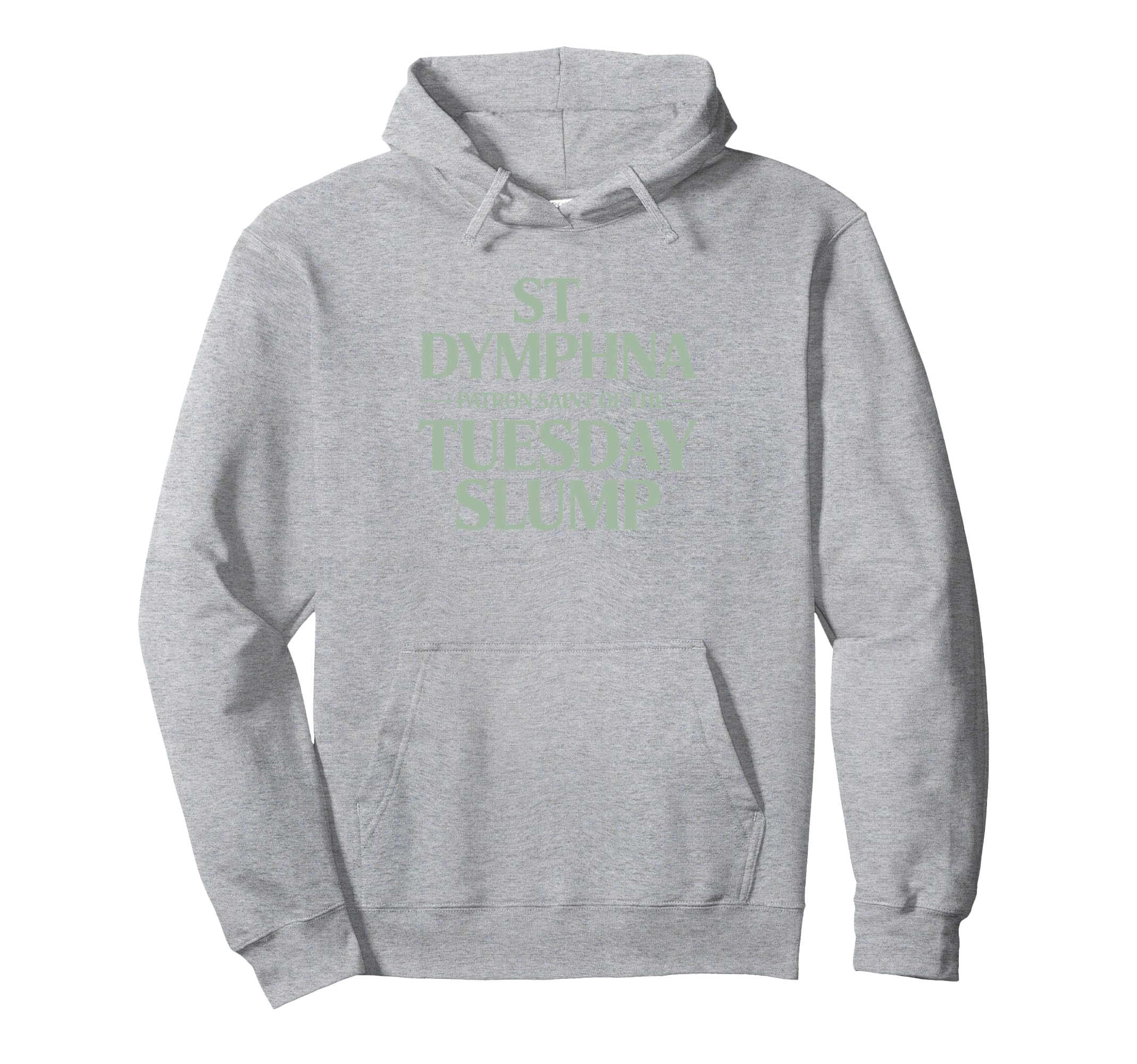 Tuesday Slump St Dymphna Boho Catholic Hoodie - Graphic Print Unisex - T-Shirt, Sweatshirt, Hoodie