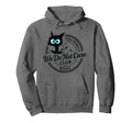 We Do Not Care Club Funny Black Cat Hoodie - Graphic Print Men Women - T-Shirt, Sweatshirt, Hoodie