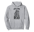 Just Who Loves To Read Book Lover Nerd Hoodie - Trendy Graphic for Adults - T-Shirt, Sweatshirt, Hoodie