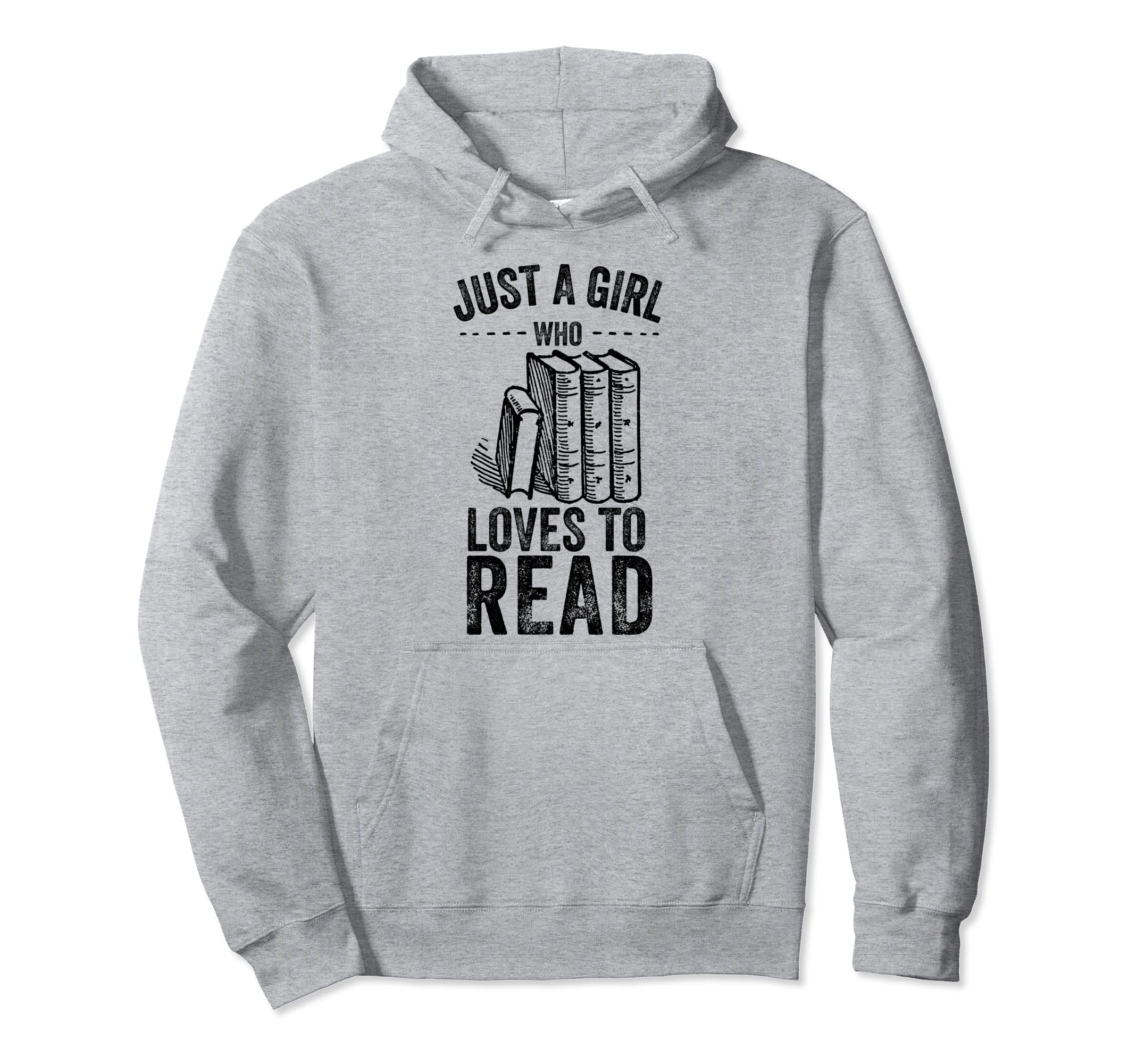 Just Who Loves To Read Book Lover Nerd Hoodie - Trendy Graphic for Adults - T-Shirt, Sweatshirt, Hoodie