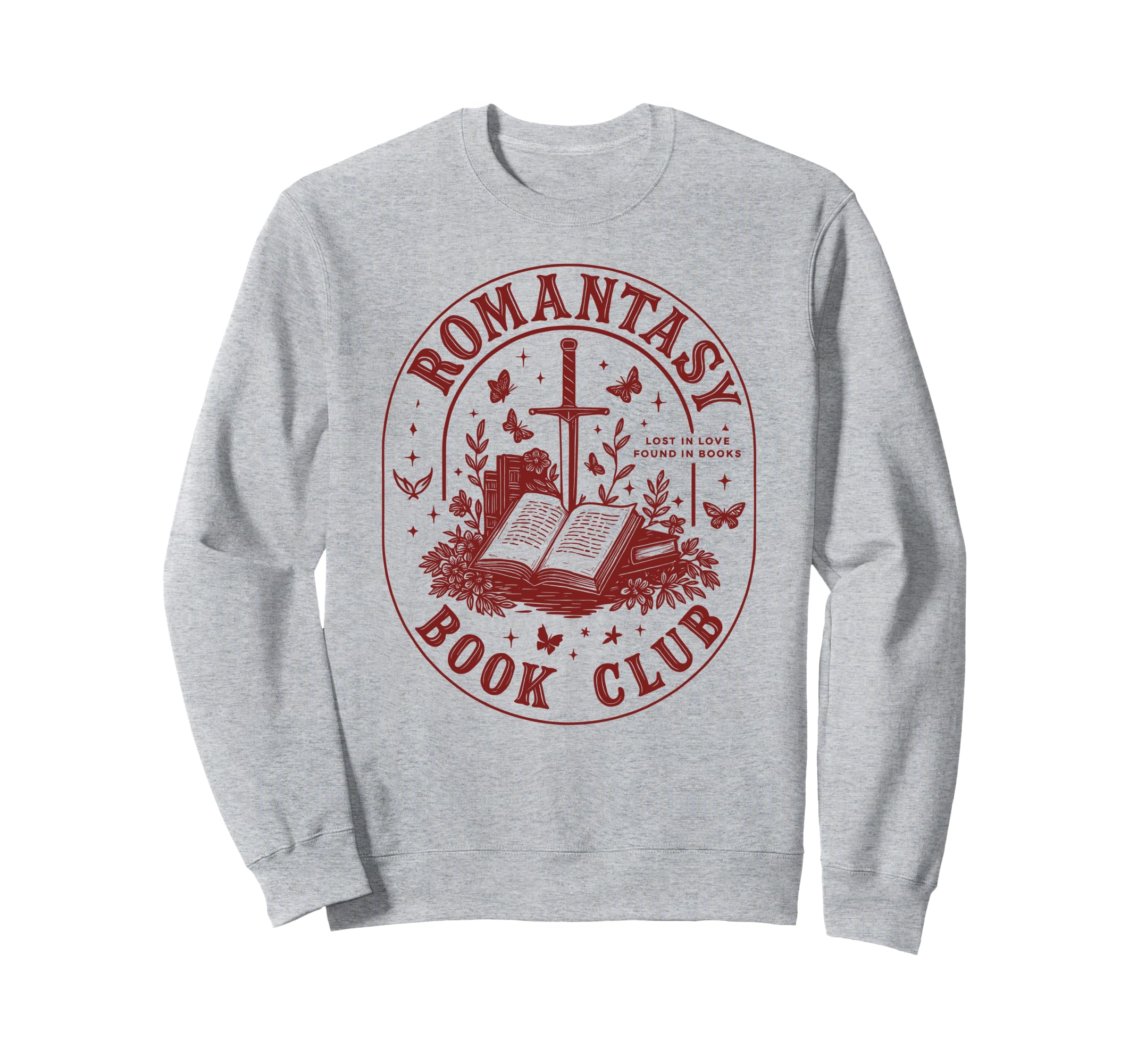Romantic Fantasy Reader Bookworm Sweatshirt - Unique Graphic Men Women - T-Shirt, Sweatshirt, Hoodie