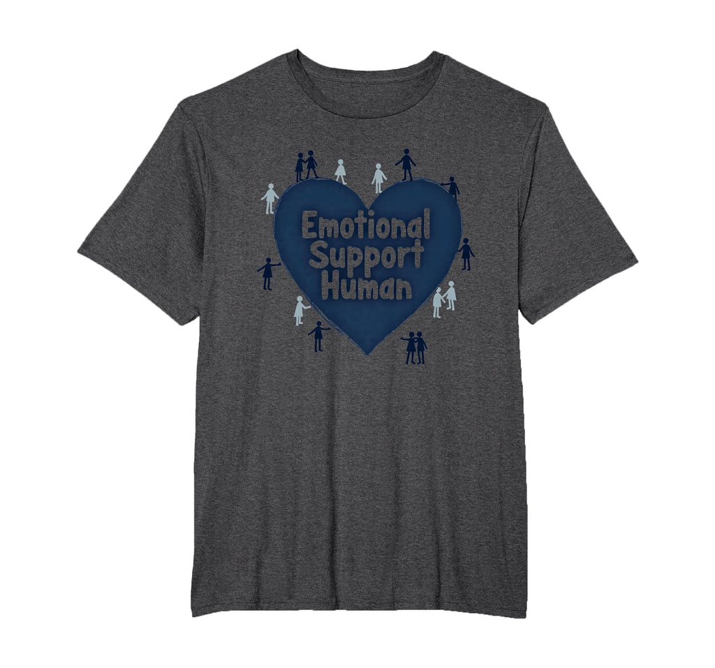 Emotional Support Human Counselor T-Shirt - Minimalist Print Men Women - T-Shirt, Sweatshirt, Hoodie