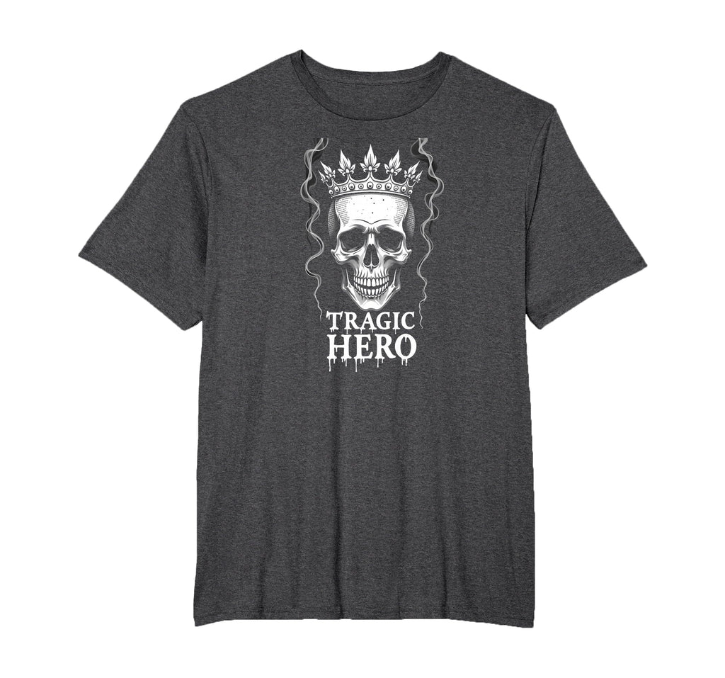 Halloween Literature Tragic Hero Crown T-Shirt - Unique Graphic for Adults - T-Shirt, Sweatshirt, Hoodie