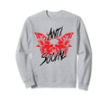 Antisocial Butterfly Shirts Sweatshirt - Casual Everyday Wear Unisex - T-Shirt, Sweatshirt, Hoodie