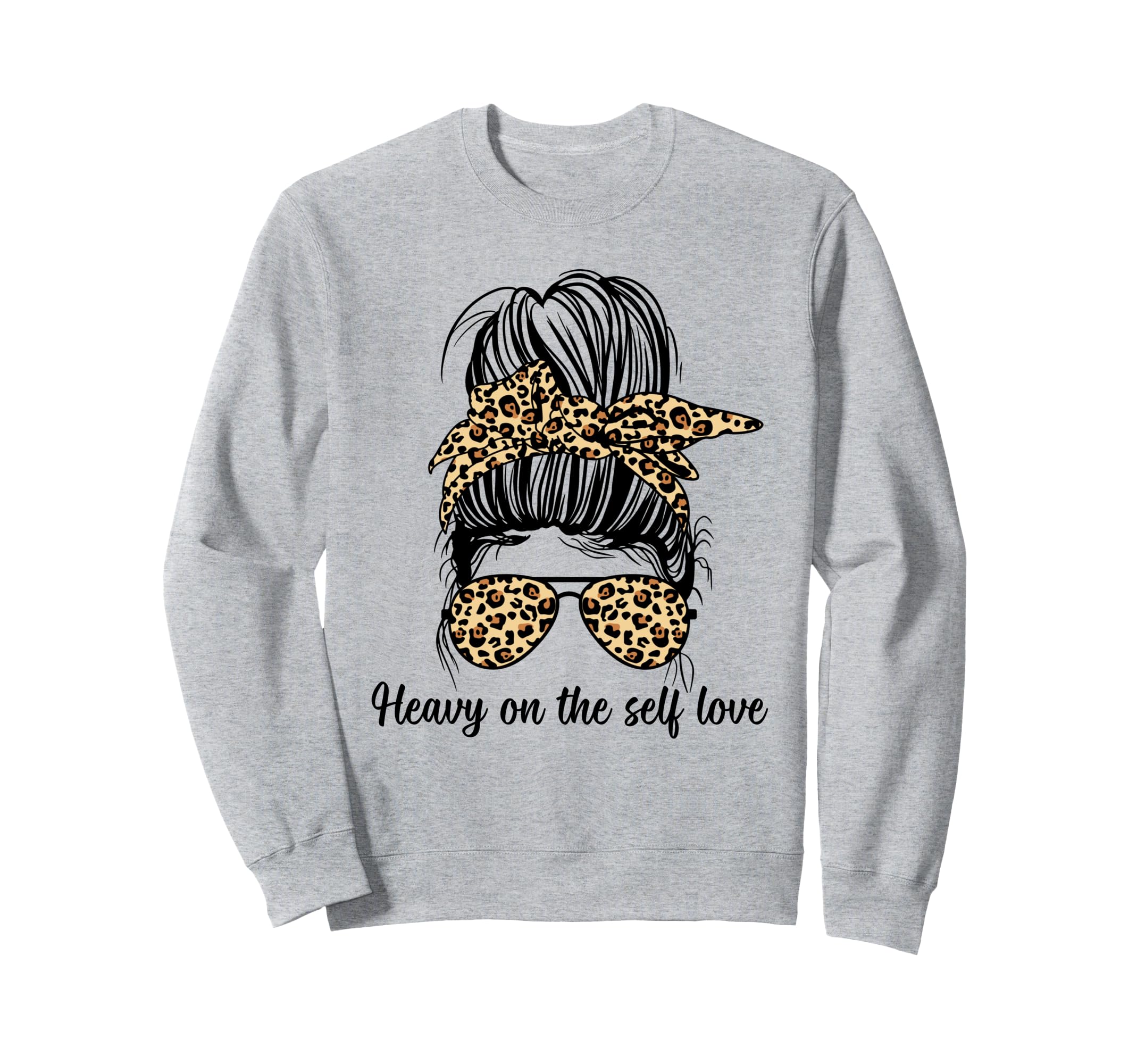 Heavy Self Love Self Care New Mom Sweatshirt - Minimalist Print Men Women - T-Shirt, Sweatshirt, Hoodie