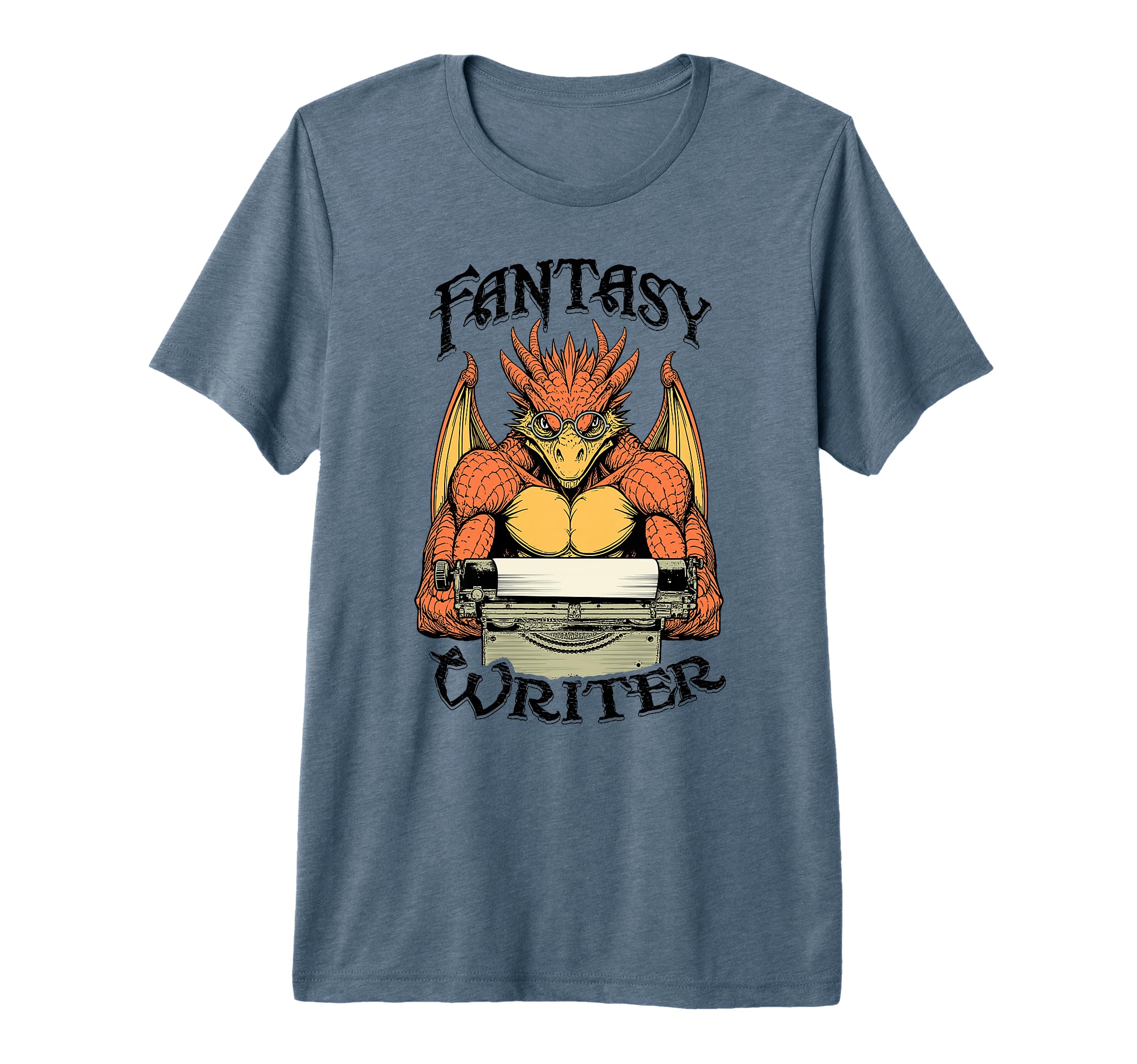 Fantasy Writer Funny Book Dragon T-Shirt - Casual Everyday Wear for Adults - T-Shirt, Sweatshirt, Hoodie