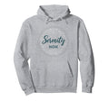 Serenity Now Zen Lotus Mandala Meditation Hoodie - Streetwear Style Unisex - T-Shirt, Sweatshirt, Hoodie
