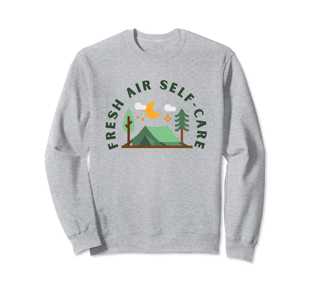 Fresh Air Self Care Mental Health Sweatshirt - Aesthetic Graphic Unisex - T-Shirt, Sweatshirt, Hoodie