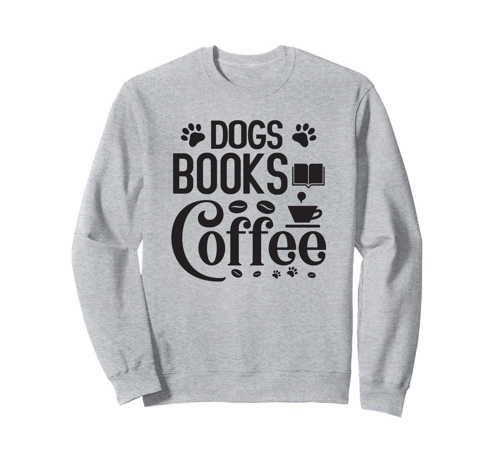 Cozy Reading Coffee Dog Lover Gift Hoodie - Aesthetic Graphic for Adults - T-Shirt, Sweatshirt, Hoodie