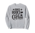 Cozy Reading Coffee Dog Lover Gift Hoodie - Aesthetic Graphic for Adults - T-Shirt, Sweatshirt, Hoodie