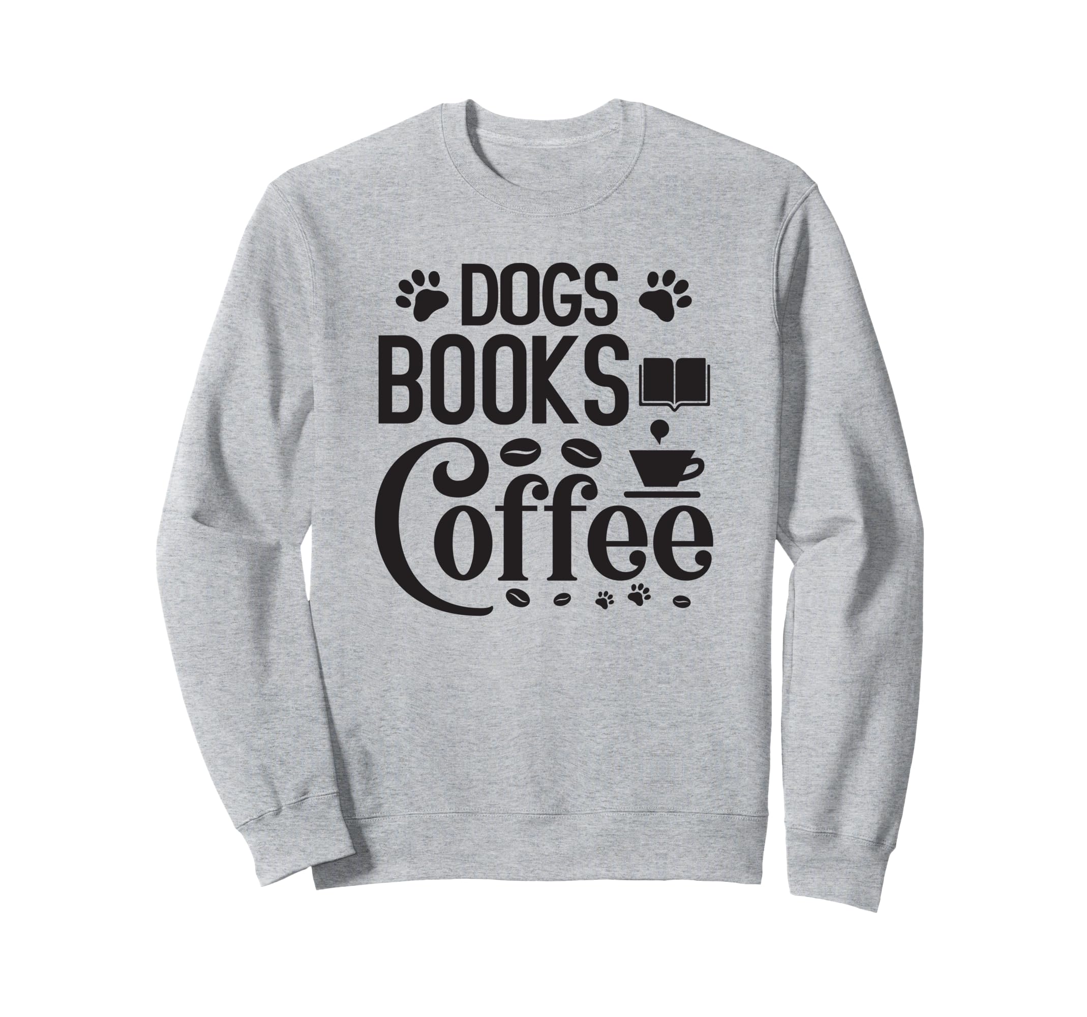Cozy Reading Coffee Dog Lover Gift Hoodie - Aesthetic Graphic for Adults - T-Shirt, Sweatshirt, Hoodie